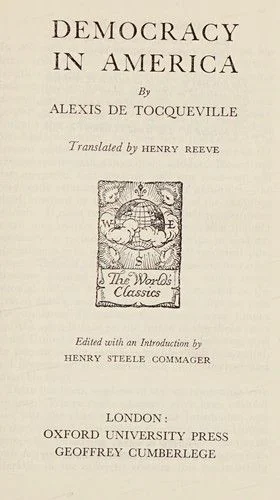 Cover of Democracy in America